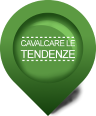 Segna posto verde 'Cavalcare le tendenze'